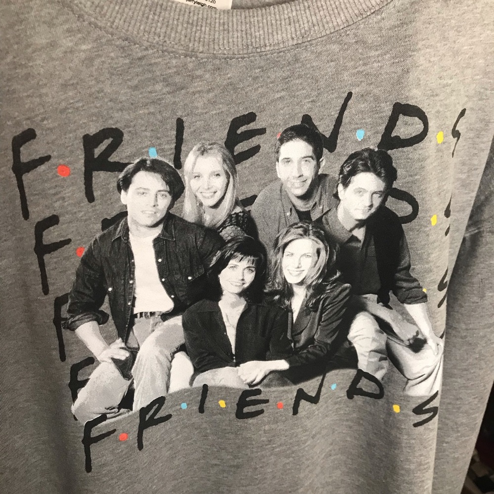 🔴FRIENDS gray sweatshirt